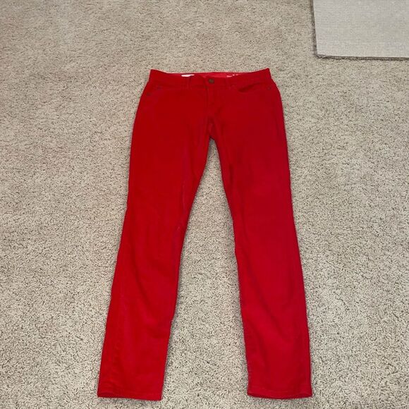 NEW GAP Corduroy Straight Pants Red - Picture 2 of 6